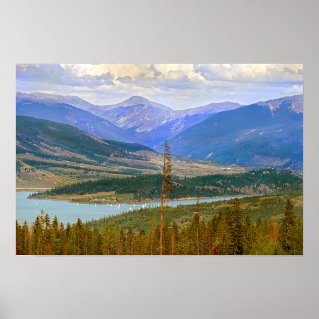 Lake Dillon Regatta, Colorado Poster (Front)