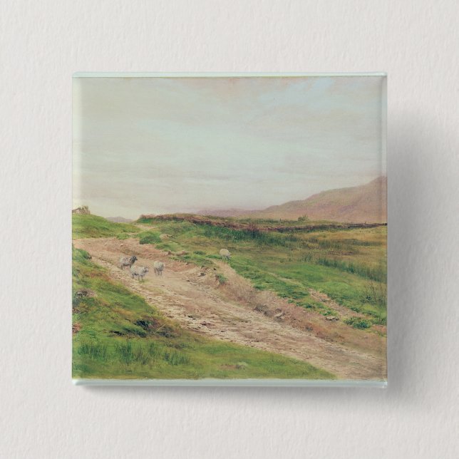 Lake District 15 Cm Square Badge (Front)