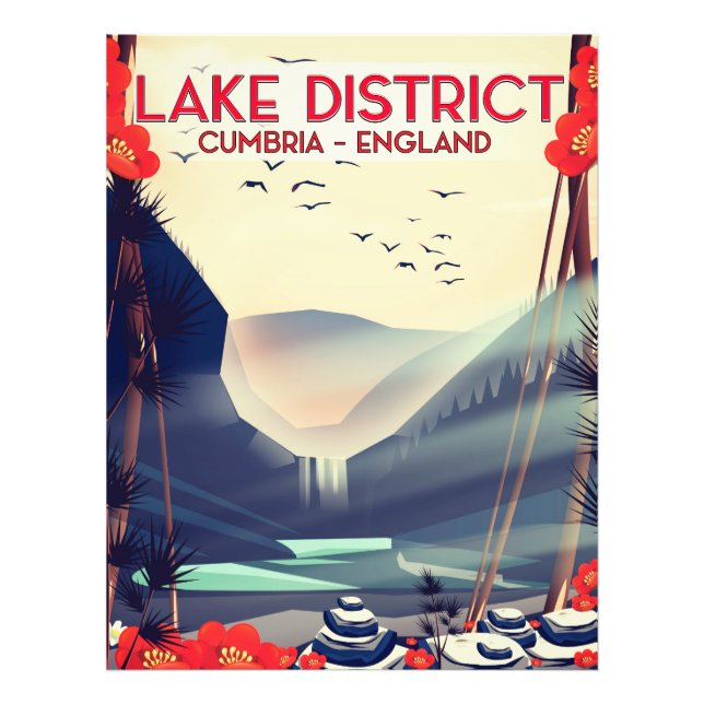 Lake District Cumbria Vacation poster (Front)