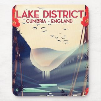 Lake District Cumbria Vacation poster Mouse Pad