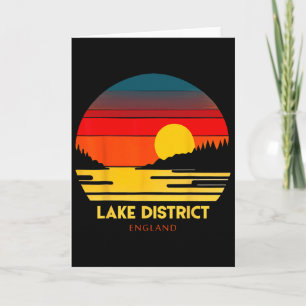 Lake District England Vacation Souvenir Card