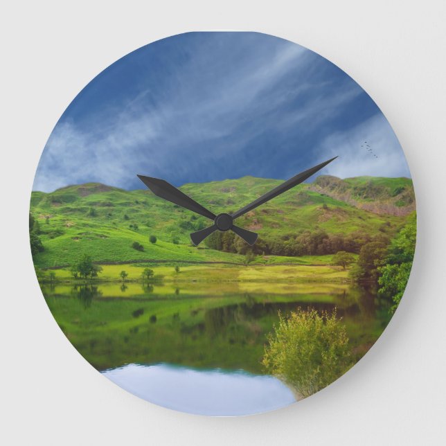 Lake District image for Round Wall Clock (Front)
