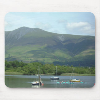 Lake District Mountain & boats Mouse Pad