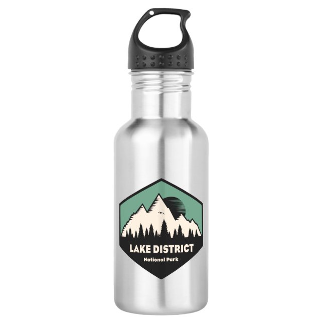 Lake District National Park 532 Ml Water Bottle (Front)