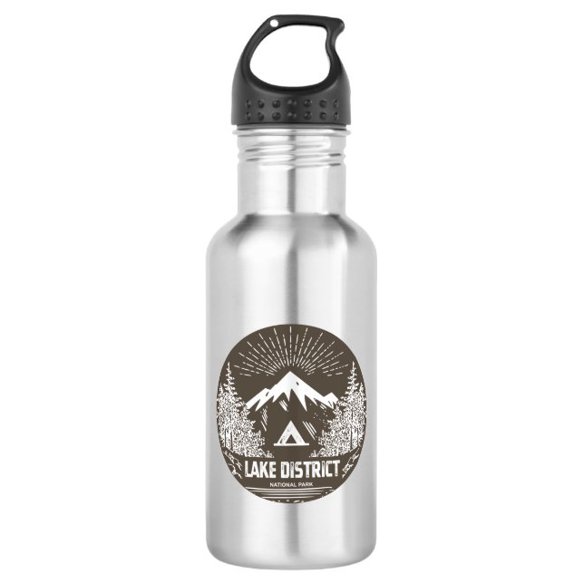 Lake District National Park 532 Ml Water Bottle (Front)