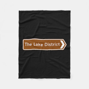 Lake District National Park, Cumbria Tourist Road Fleece Blanket
