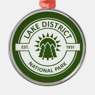 Lake District National Park Metal Ornament