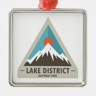 Lake District National Park Metal Ornament
