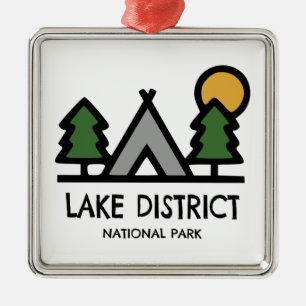 Lake District National Park Metal Ornament