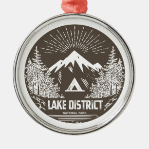 Lake District National Park Metal Ornament