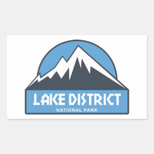 Lake District National Park Rectangular Sticker