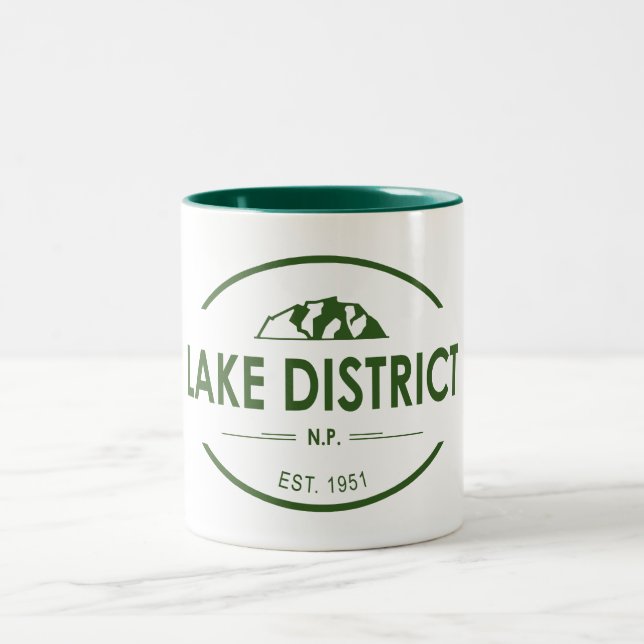 Lake District National Park Two-Tone Coffee Mug (Center)