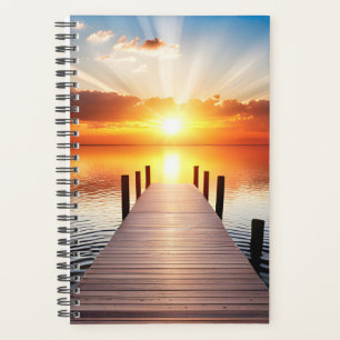 Lake Dock At Sunrise Planner