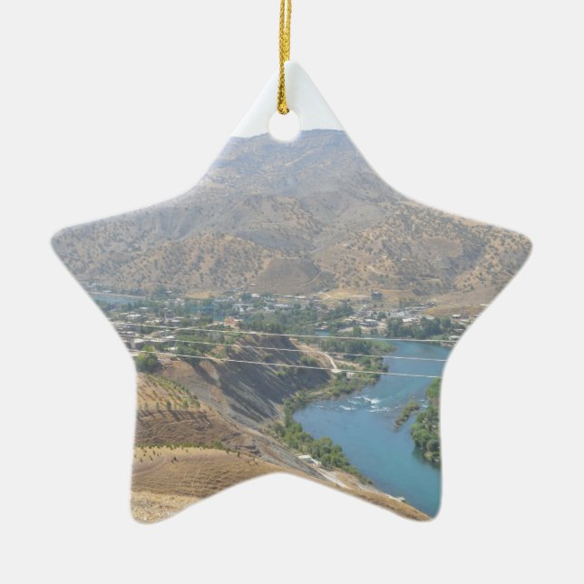 Lake Ducan4 Ceramic Ornament (Front)