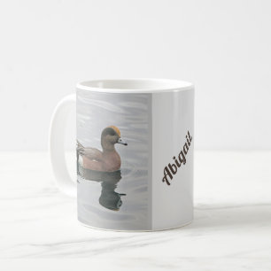 Lake Duck Calm Wigeon Water Brown Lakeside Coffee Mug