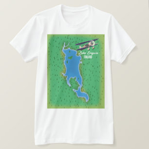 Lake Engure Finland map T-Shirt