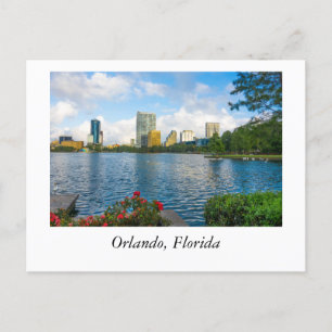 Lake Eola at Orlando Florida Postcard