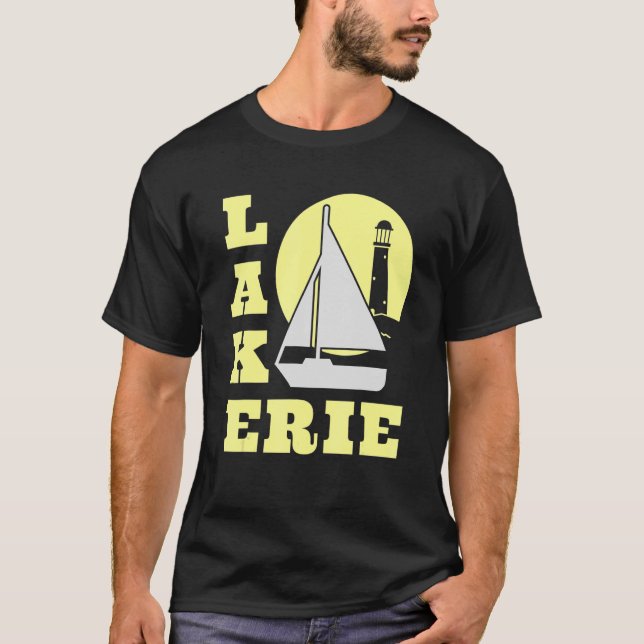 Lake Erie Boating Souvenir Family Matching Group R T-Shirt (Front)
