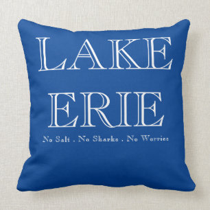 Lake Erie, Great Lake humour, no sharks, no salt, Cushion