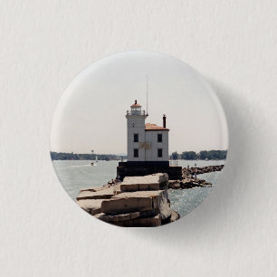 Lake Erie Lighthouse 3 Cm Round Badge