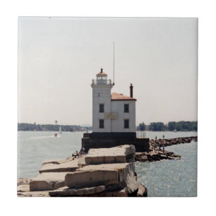 Lake Erie Lighthouse Ceramic Tile