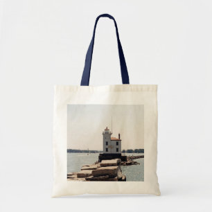 Lake Erie Lighthouse Tote Bag
