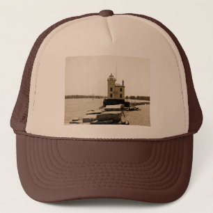 Lake Erie Lighthouse Trucker Hat