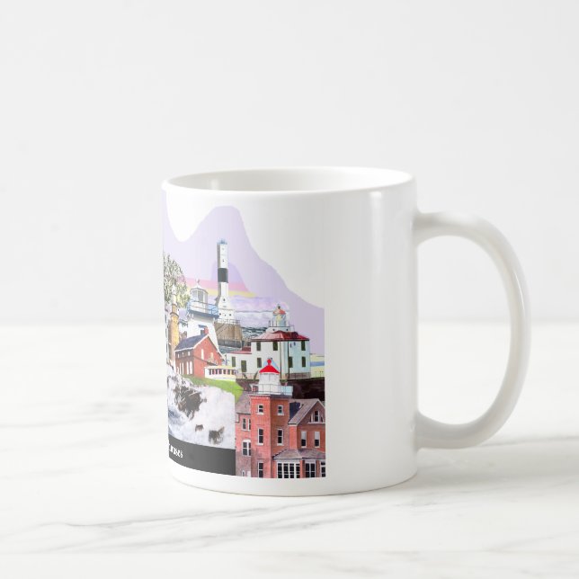 Lake Erie Lighthouses Coffee Mug (Right)