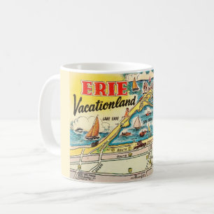 Lake Erie Map Mug
