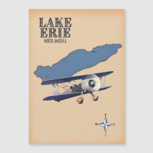 Lake Erie North America map