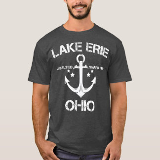 LAKE ERIE OHIO Funny Fishing Camping Summer Gift  T-Shirt