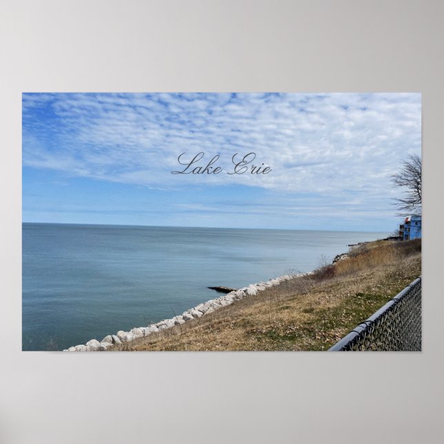 Lake Erie Photo Poster (Front)