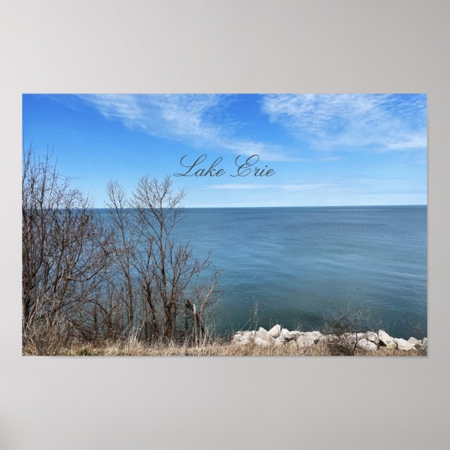 Lake Erie Photo Poster (Front)