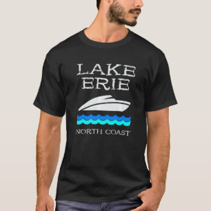 Lake Erie Speed Boat Souvenir Boating North Coast T-Shirt