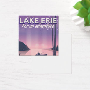 Lake Erie travel poster