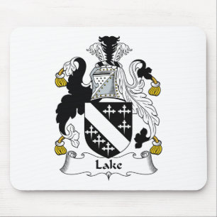 Lake Family Crest Mouse Pad