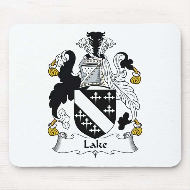 Lake Family Crest Mouse Pad (Front)