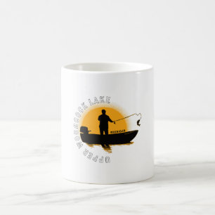 Lake Fishing Michigan Coffee Mug