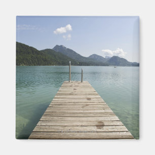 lake fuschl, salzkammergut, salzburg, salzburger 4 magnet