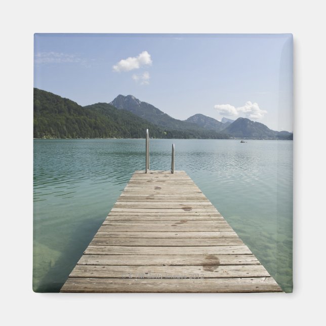 lake fuschl, salzkammergut, salzburg, salzburger 4 magnet (Front)