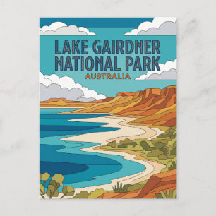 Lake Gairdner National Park Australia Postcard