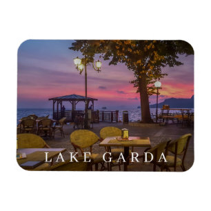 Lake Garda at dusk view fridge magnet