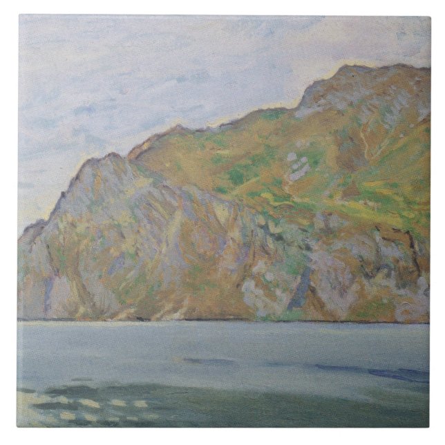 Lake Garda (by Koloman Moser) Ceramic Tile (Front)