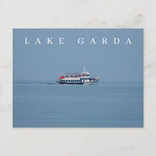 Lake Garda ferry view postcard