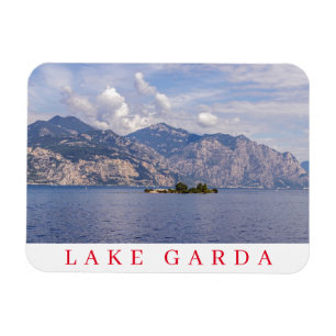 Lake Garda island fridge magnet
