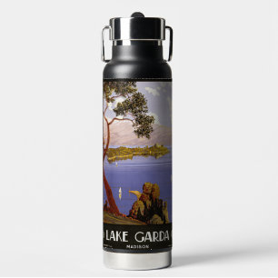 Lake Garda Italy custom name Water Bottle