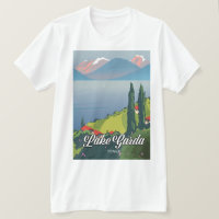 Lake Garda Italy Travel poster