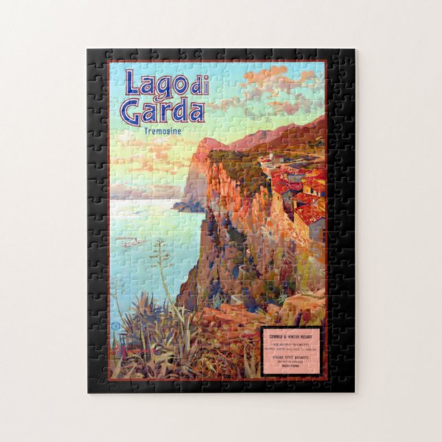 Lake Garda Magnet Jigsaw Puzzle (Vertical)