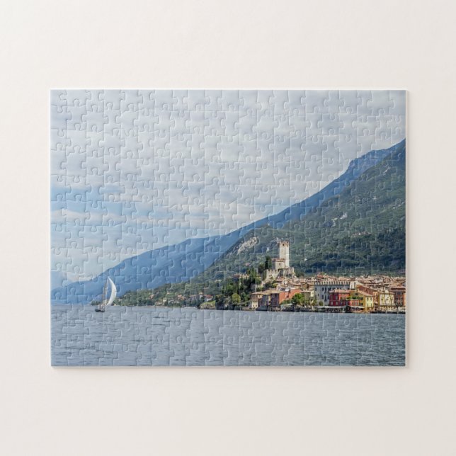 Lake Garda Malcesine puzzle (Horizontal)