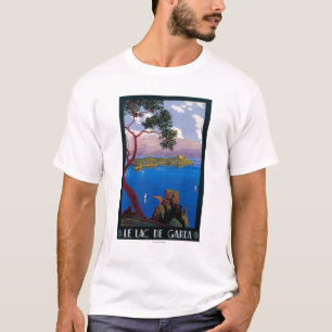 Lake Garda Travel Promotional Poster T-Shirt